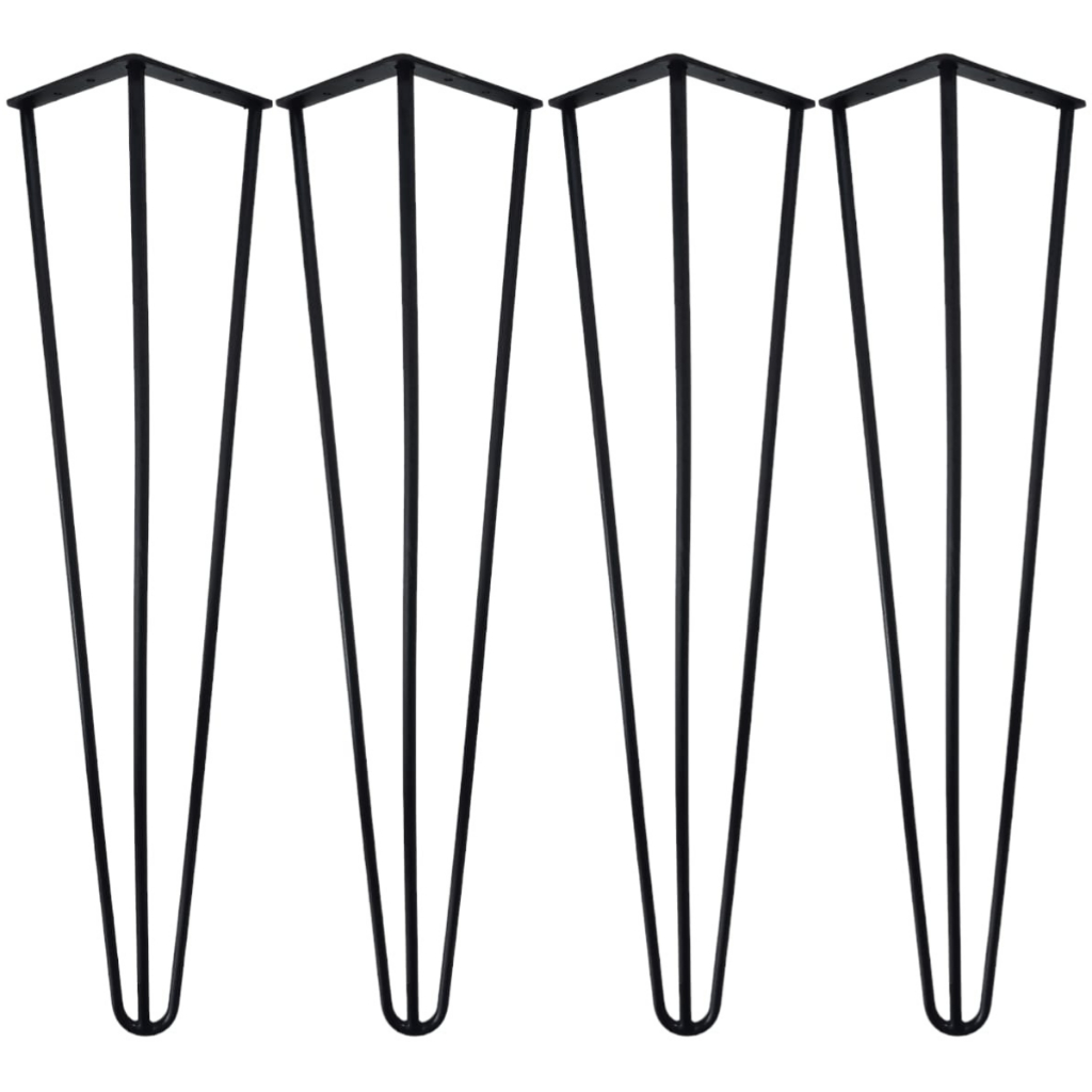 Pés de Mesa 75cm (10mm) Pés de Ferro Reforçado Hairpin Legs Pés para Móveis