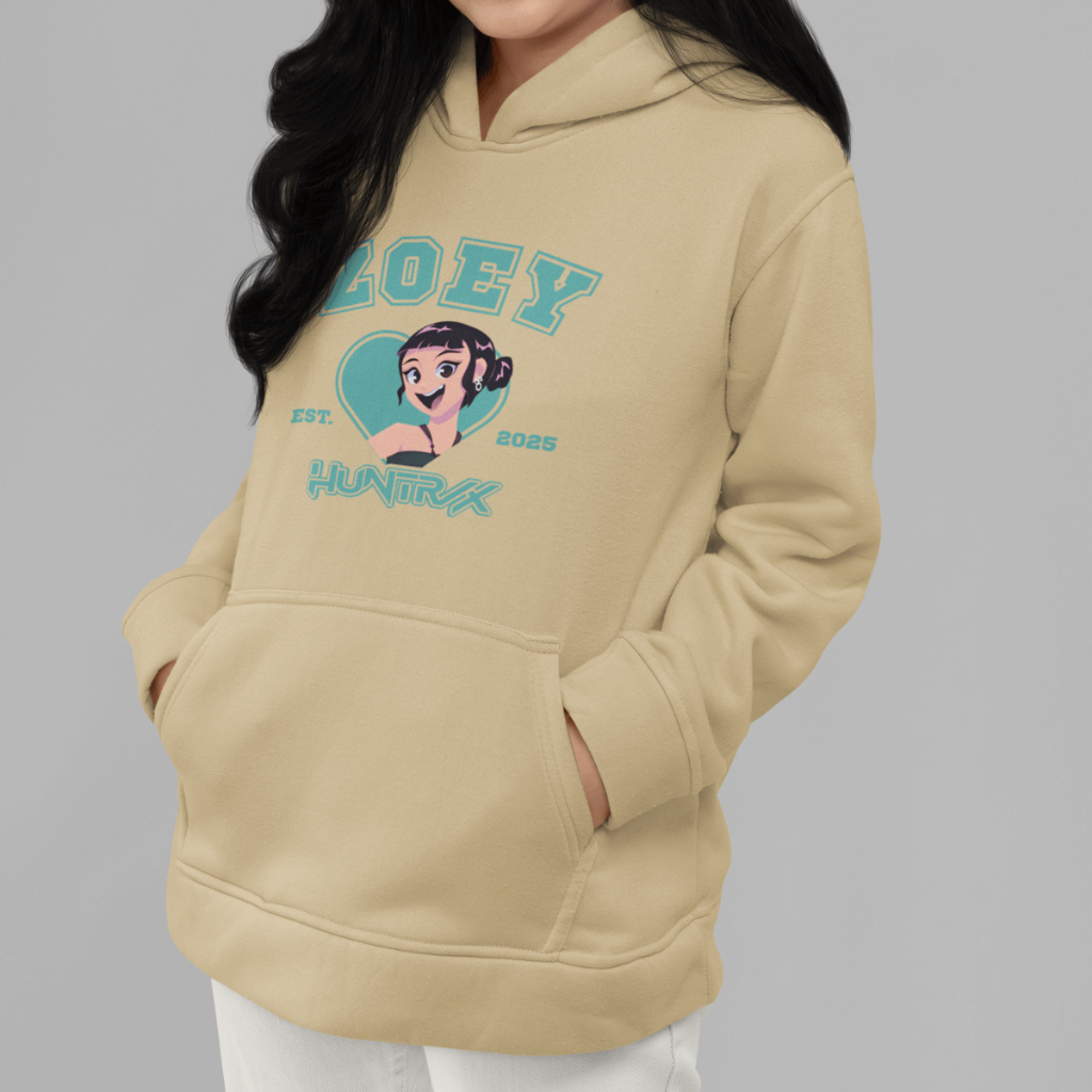 Moletom Estampado Zoey Huntrix Guerreiras Do Kpop Filme Tendência