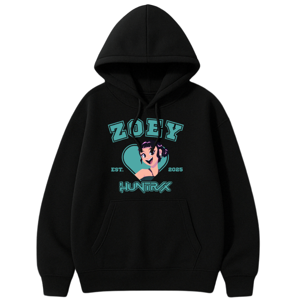 Moletom Estampado Zoey Huntrix Guerreiras Do Kpop Filme Tendência