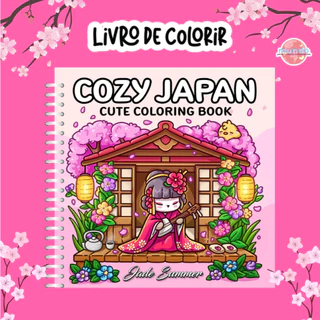 Livro de Colorir COZY JAPAN Goods  45Folhas 180G Caderno de Desenho Coloring Book em Oferta na Shopee