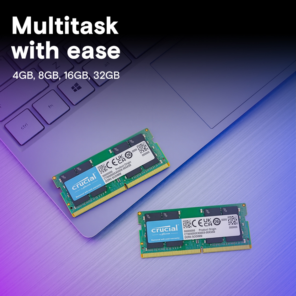 Memória Crucial 32GB DDR4 3200MHz SODIMM | Shopee Brasil