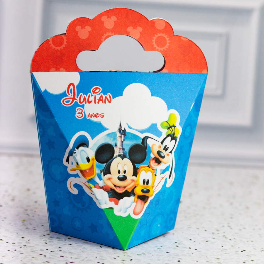 KIT PEGUE E MONTE lembrancinha TURMA DO MICKEY - personalizado festa infantil - mimo