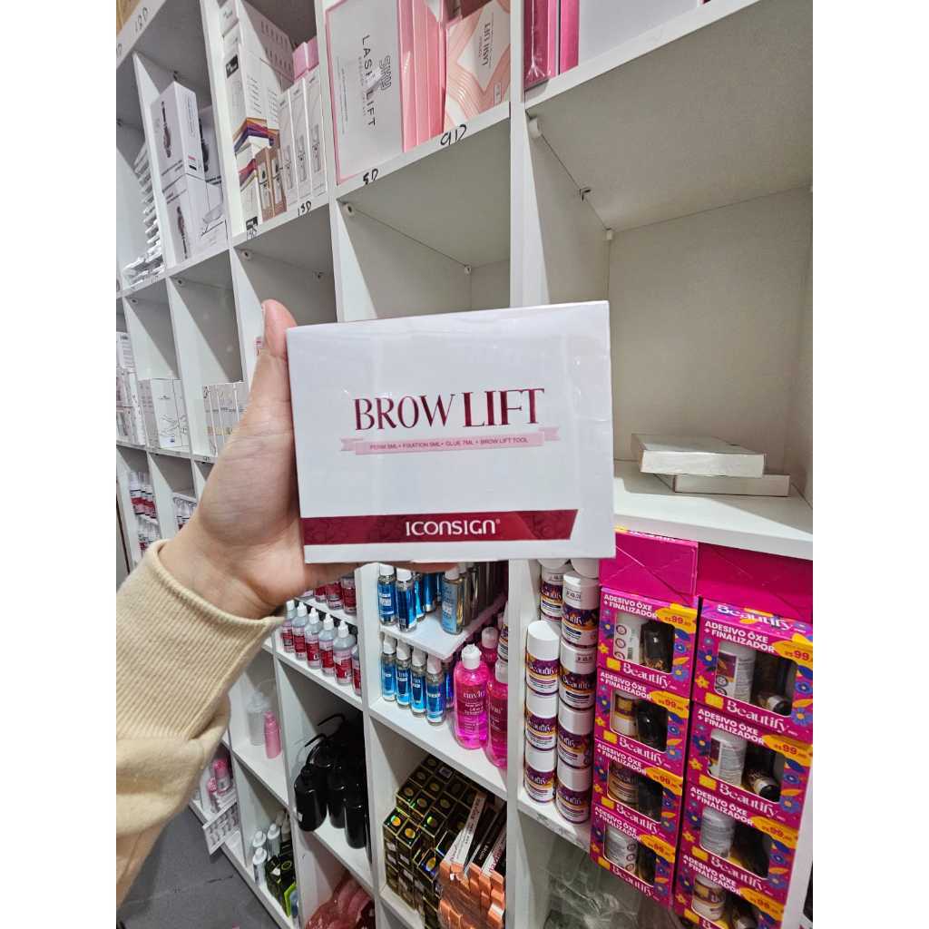 Kit completo Brow Lamination da marca SKY, YEMIX E ICONSIGN ENVIO