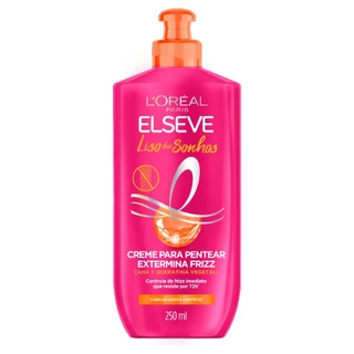Creme p/ Pentear L'Oréal Paris Elseve Liso dos Sonhos 250ml em Oferta na Shopee