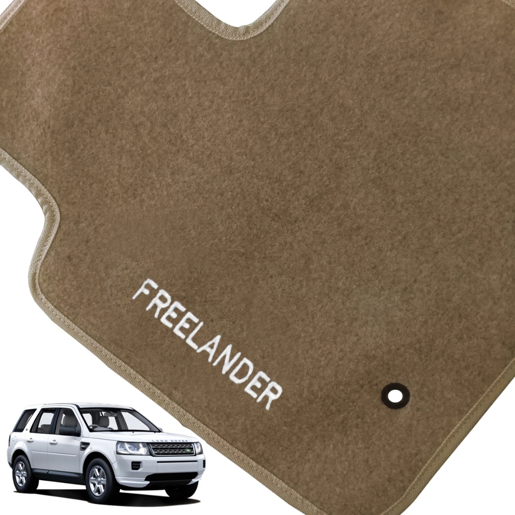 Tapete Carpete Freelander 2007/2015 Bege Caramelo - Pinado