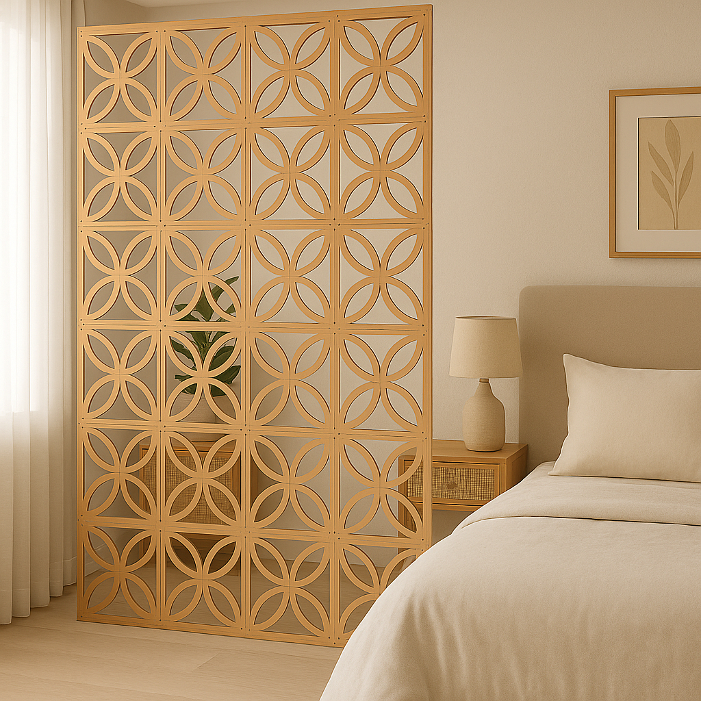 48 Placas Mdf Vazado Cobogó Divisória Biombo Decorativo 29cm