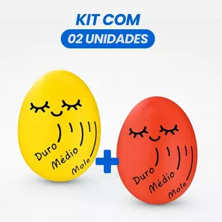 Timer de Ovo Cozido no Ponto Temporizador Resina Não Tóxica Mollet Cozinha