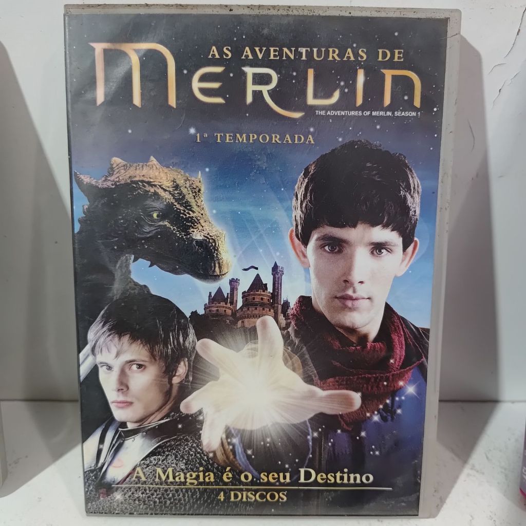 DVD Original - As Aventuras de Merlin | Shopee Brasil