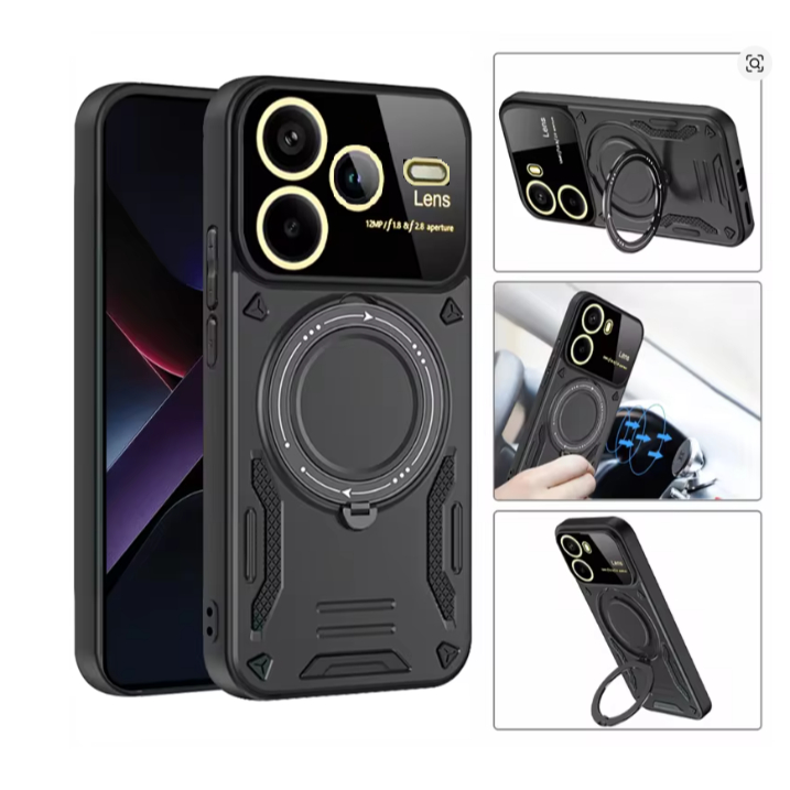 Capa Capinha P/ Poco F7 Pro 5g Case Com Película De Lente