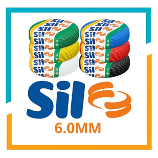 Fio Elétrico Flexível Sil 6,0mm / 750V - 25 Metro