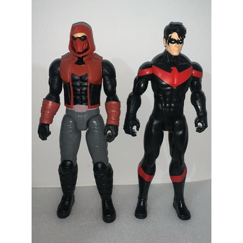 Bonecos Asa Noturna e Red Hood coleção Batman Dc Comics 30cm