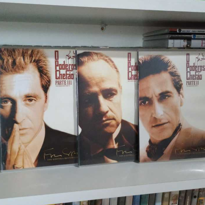 DVDS TRILOGIA O PODEROSO CHEFÃO (DUBLADOS/CAPA SLIM/ SEM LUVA) | Shopee ...