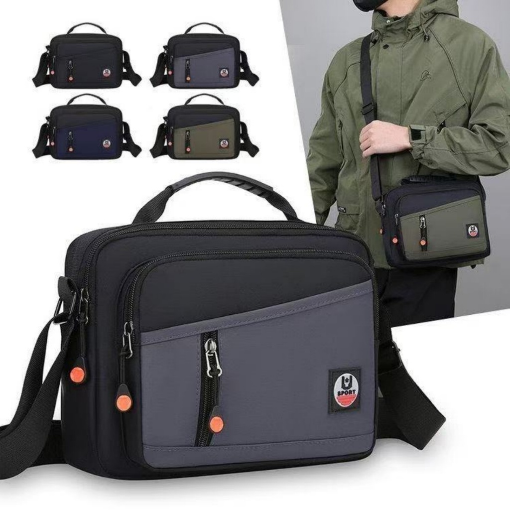 Bolsa Transversal Masculina Grande capacidade para Notebook e TrabalharWT606