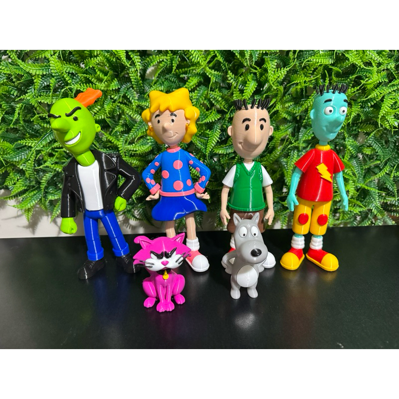 Doug funnie Costelinha e Paty Maionese impressao 3d | Shopee Brasil