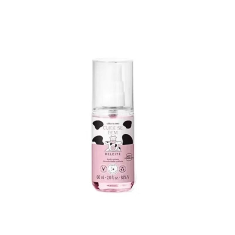 body splash deleite boticario 60ml mini (versão compacta) | Shopee Brasil