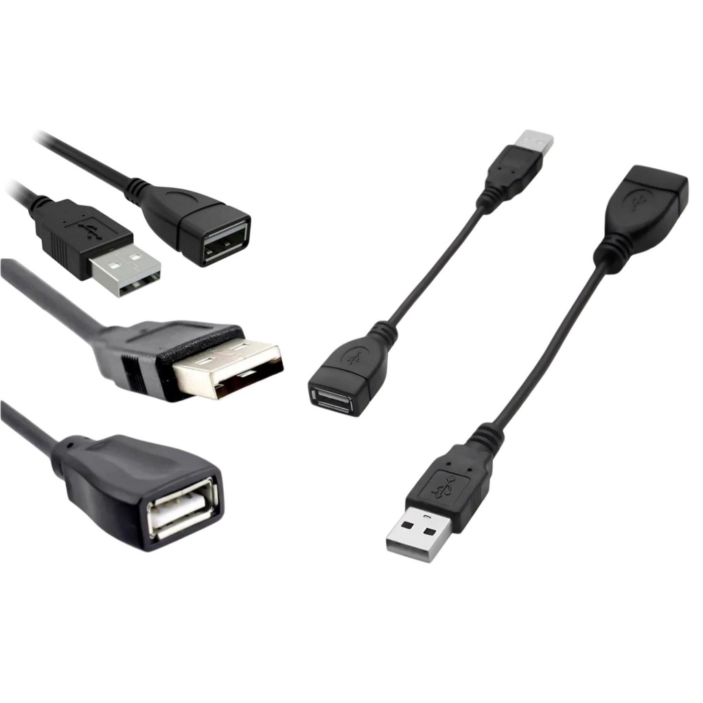 Cabos Extensor Usb Mini 15cm/ Pendriver /ssd/Letreiro outros | Shopee ...