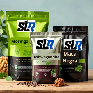 Combo Moringa em Pó + Ashwagandha + Maca Negra Premium 100g em Oferta na Shopee