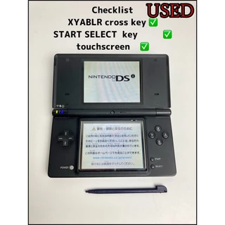 Nintendo DSi Tll-001 (Preto) Com Verificação De Operação Do console Stylus [Região JP Locked] em Oferta na Shopee