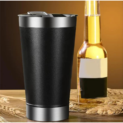 Kit 12 Copo Térmico de Cerveja OFERTA com Tampa Abridor 473ml