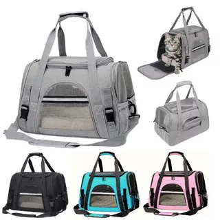 Bolsa Pet Transporte Viagem Avião Para Cães Gatos Luxo
