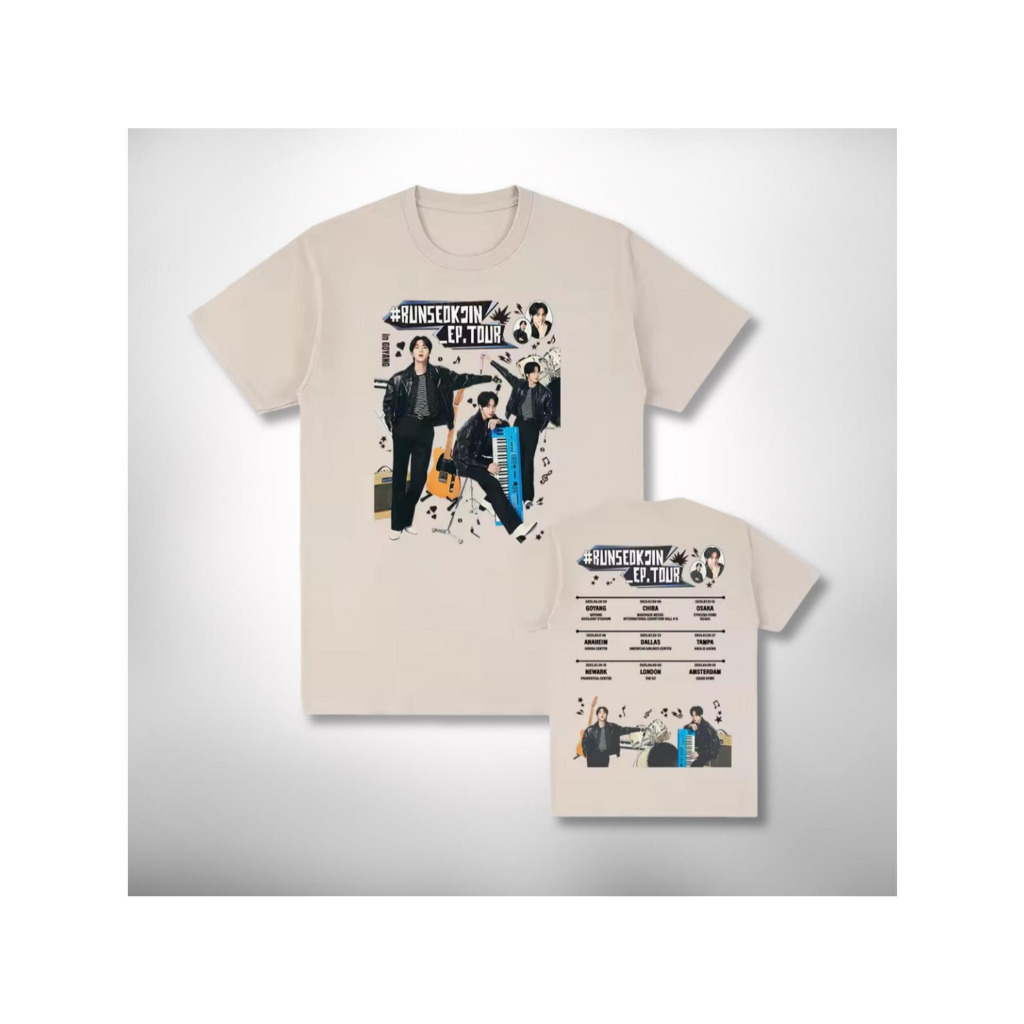 Camiseta T-shirt Unissex Ep.Tour 2025 Seokjin Jin | Shopee Brasil