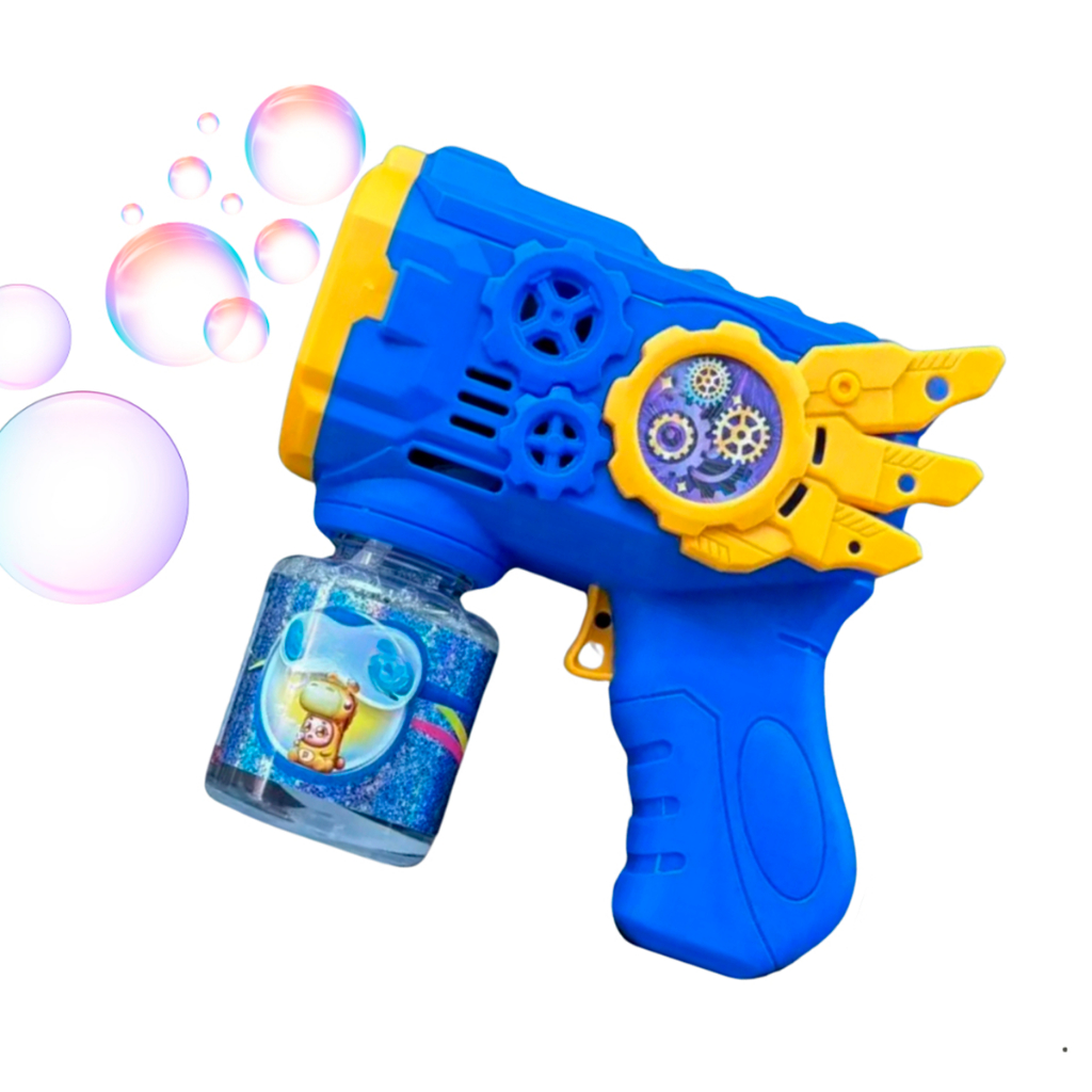 Arminha de bolhas de sabão automática com luz e som Bubble Gun | Shopee ...