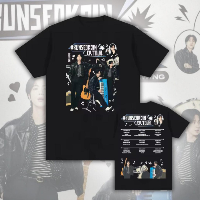 Camiseta T-shirt Unissex Ep.Tour 2025 Seokjin Jin | Shopee Brasil