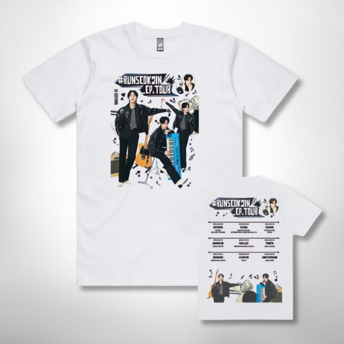Camiseta T-shirt Unissex Ep.Tour 2025 Seokjin Jin | Shopee Brasil