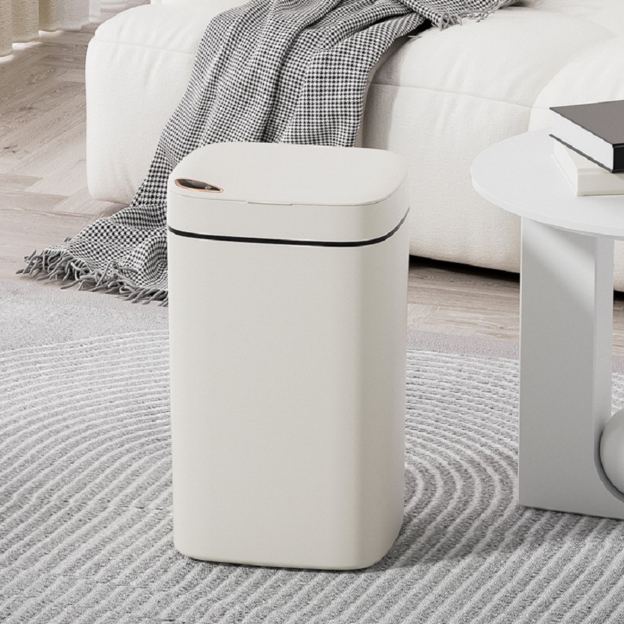 Lixeira Sensor Automática Inteligente de Banheiro Cozinha Escritório