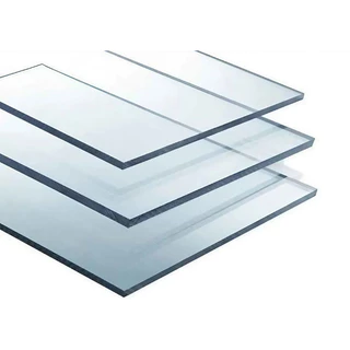 Chapa Placa Policarbonato Compacto 50cm x 100cm c/ proteção UV - Pergolado -Proteção Máquinas -Decoração - Segurança.