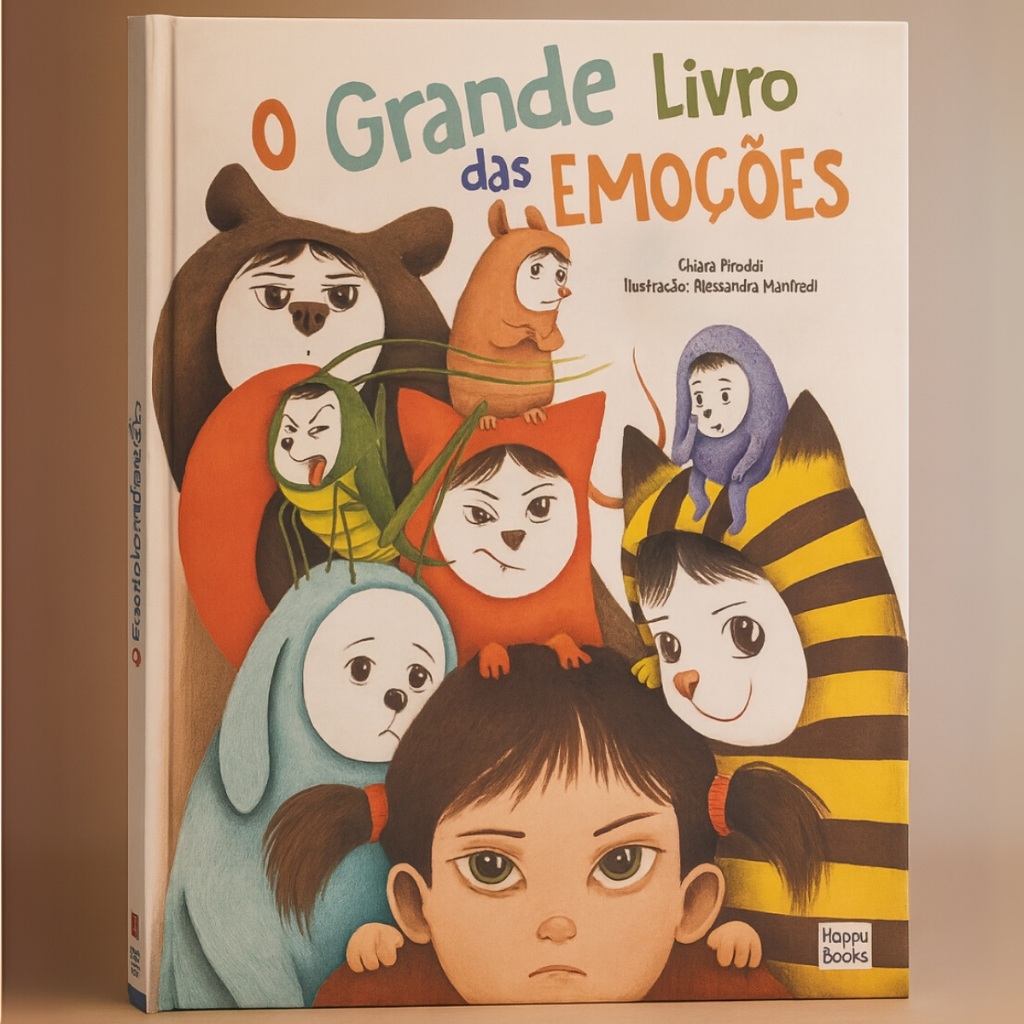 Livro Infantil Educativo O Grande Livro das Emocoes | Shopee Brasil