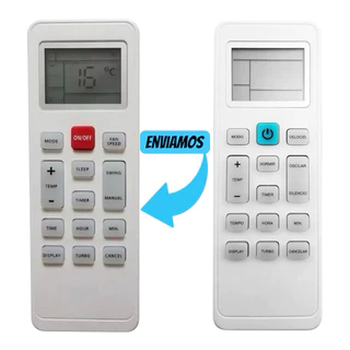 Controle Remoto Para Ar Condicionado Split Philco /Britânia Pac24000ifm15 Pac9qc Pas9qt