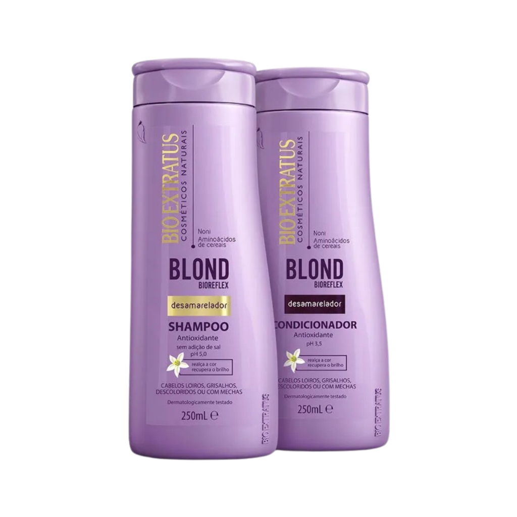 Kit Bio Extratus Blond Shampoo e Condicionador