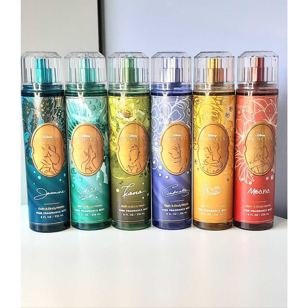 Coleção Princesas da Disney Body Splash ORIGINAL- Bath and Body Works