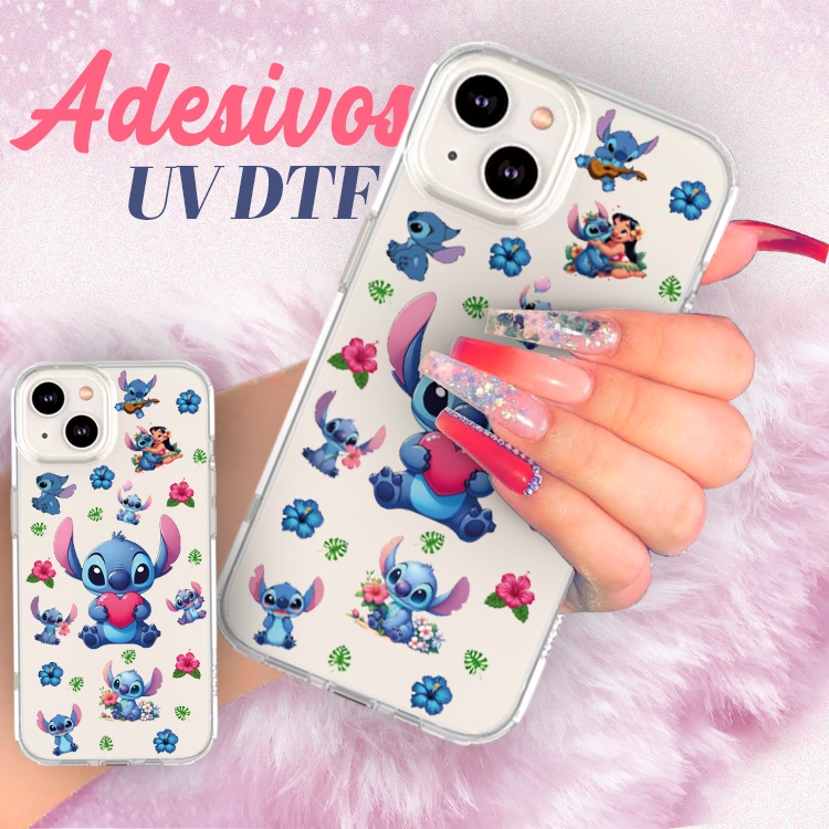 ADESIVOS DTF UV STITCH PARA CAPINHA DE CELULAR | Shopee Brasil