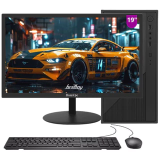 Computador Completo BestBoy Intel I5 8gb Ssd 240gb Monitor Led 19" Windows 10 Trial - BESTBOY em Oferta na Shopee