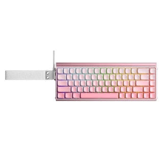 Teclado Magnético Gamer Aula Hero68he RT0.01Rosa Black King Magnétic Switch