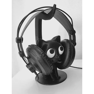 Suporte para Fones de Ouvido em Formato de Gato