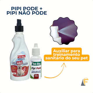Kit Adestrador Xixi Casadinho Para Cachorro Pipi Dog Pode E Não Pode Be Dog em Oferta na Shopee