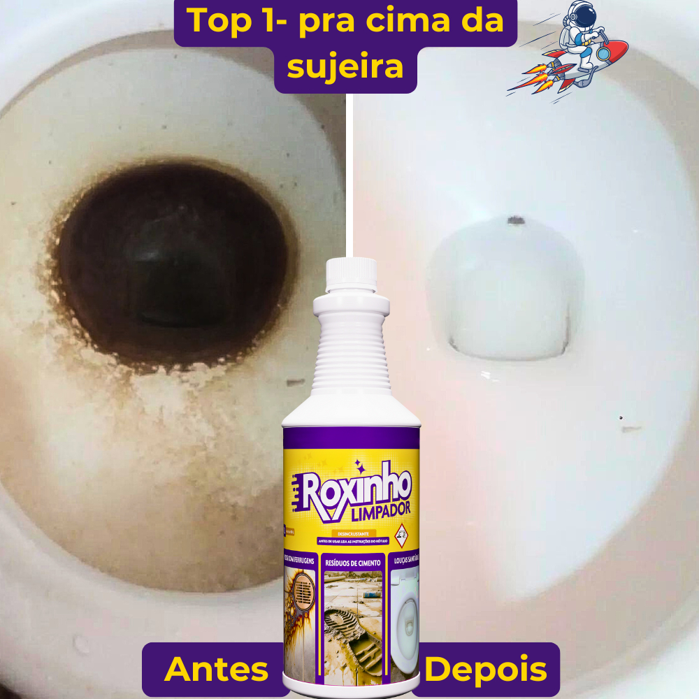 Roxinho para Desencardir Vaso Sanitario sem Esforço 1L Pra cima da ...