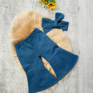 Calça Legging Feminina Haloumoning - Flare Cintura Alta - Bootcut - 5-14 Anos