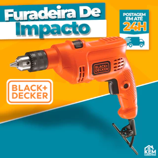 Furadeira De Impacto Black+Decker Alta Qualidade Original 3/8" 560W 127V