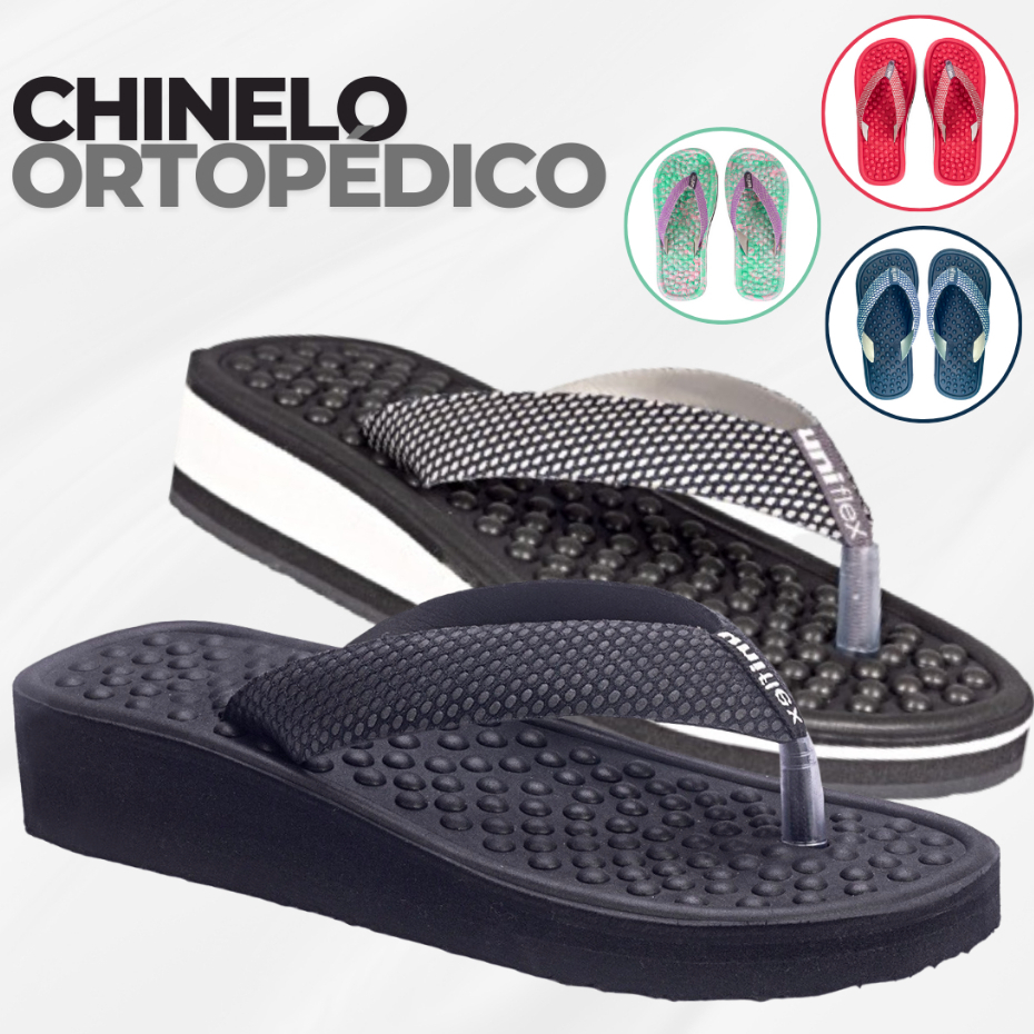 Chinelo Ortopédico para Esporão e Facite Plantar Sandália Original Uni ...