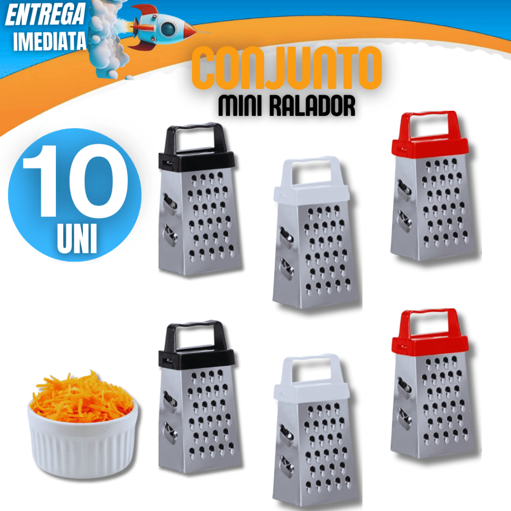 10 Mini Ralador Inox Ralador Multifuncional Mini Ralador Lembrancinha ...