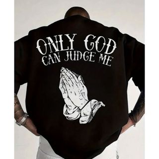 Camisetas Masculinas Estampada Streetwear Mãos em Oração Algodão Varias Cores