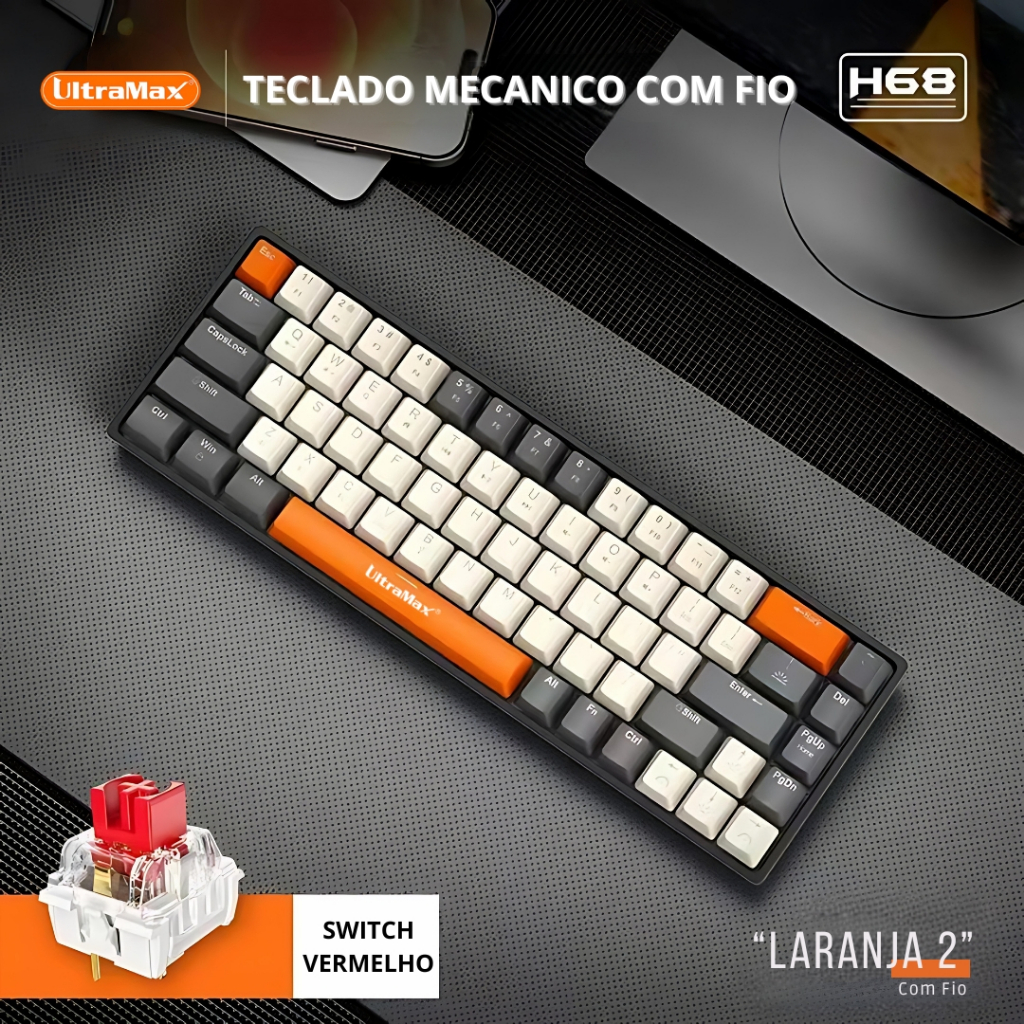 teclado switch yellow em Promoção na Shopee Brasil 2026