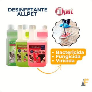 Desinfetante Super Concentrado Eliminador de Odorores Herbal Floral Citronela + 15 Allpet em Oferta na Shopee
