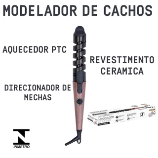 Modelador De Cachos Profissional Baybliss Cabelo Revestimento Cerâmico Bivolt Direcionador de Mechas em Oferta na Shopee