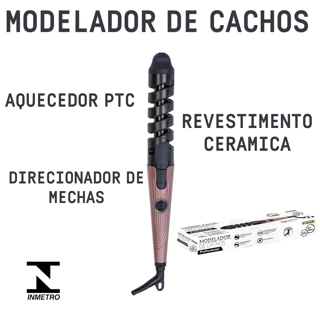 Modelador De Cachos Profissional Baybliss Cabelo Revestimento Cerâmico Bivolt Direcionador de Mechas em Oferta na Shopee