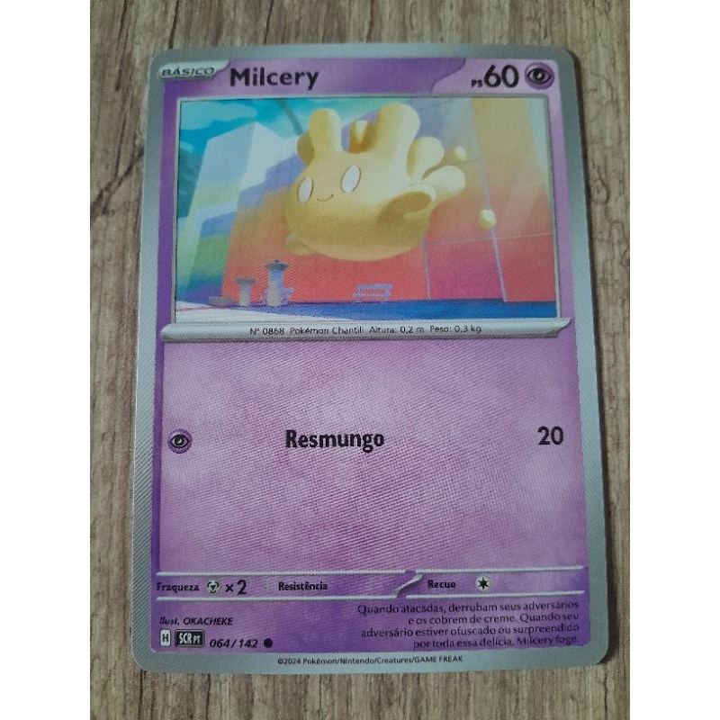 milcery pokemon card value Milcery Shiny Event Mass Outbreak December Untouched IV Pokémon Scarle –  Shiny Living Dex main image 1
